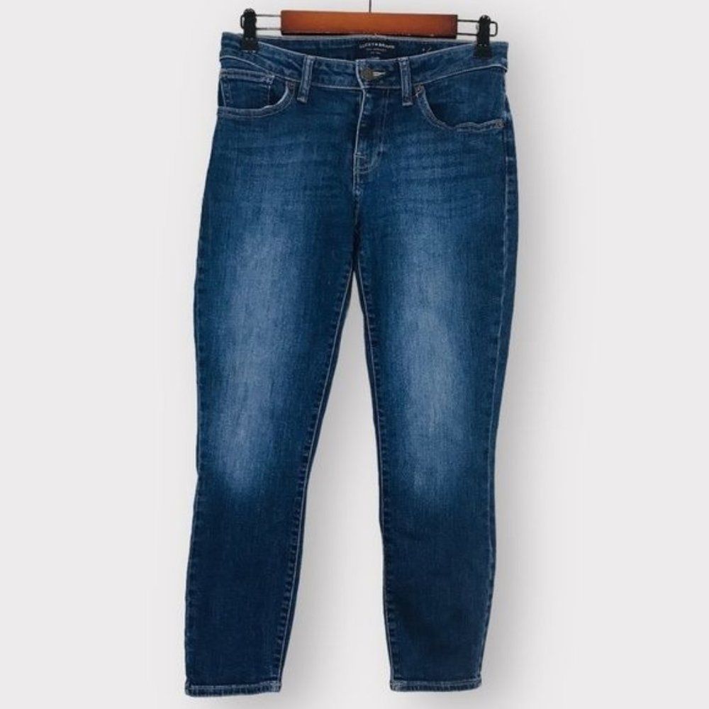 LUCKY BRAND Lolita Low Rise Stretch Crop Jeans Blue Size 6